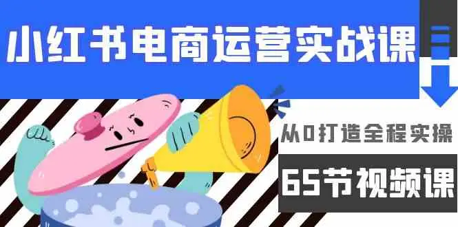 小红书电商课程及陪跑，课程反复听 实操随时问 学这一门就够了